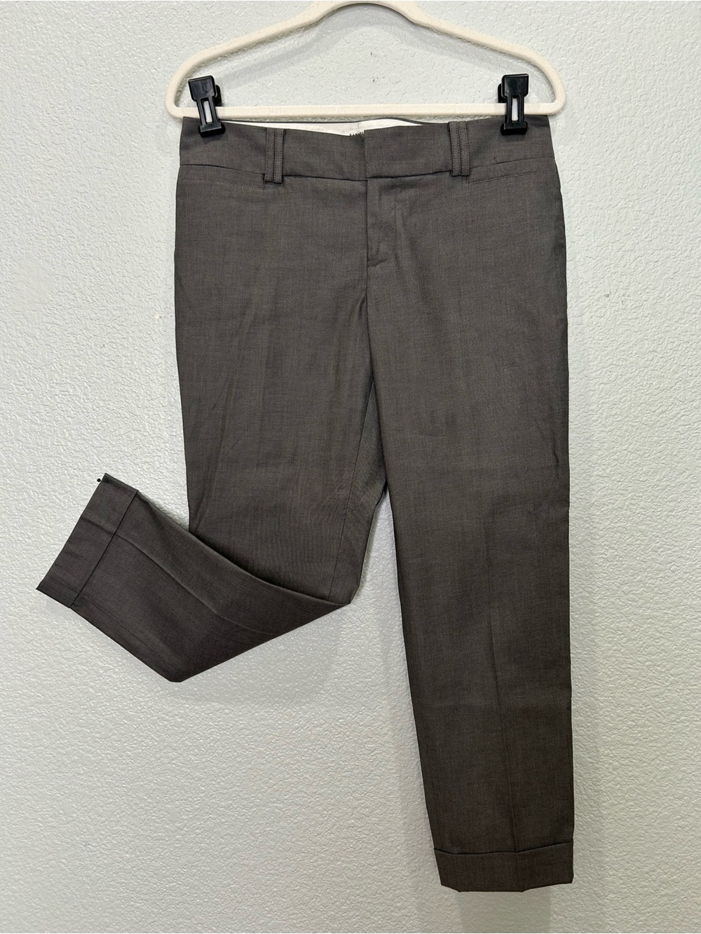 Banana Republic Grey Cropped Ankle Pants